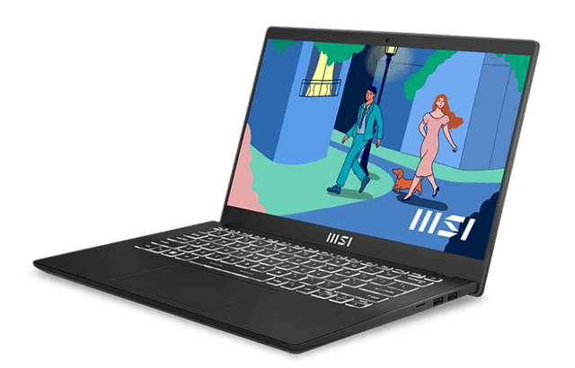 MSI MODERN 14 I5 1235 8GB 512GB W11+OHS 14.0FHD IPS BLIT 2Y BLK -C12MO.1287