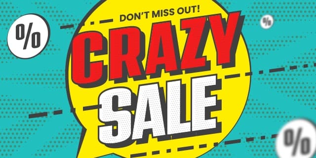 Crazy Sales Banner