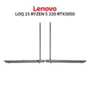 LENOVO LOQ 15 RYZEN 5 220 RTX5050 8GB/ 16GB 512GB W11+OHS+M365B 15.6FHD 144HZ 100SRGB 24ZRGB 2Y+2ADP GRY -73ID - Image 3