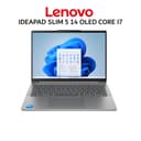 LENOVO IDEAPAD SLIM 5 14 OLED CORE I7 240H 16GB 512GB W11+OHS 14.0WUXGA 2Y+ADP GRY -04ID - Image 1