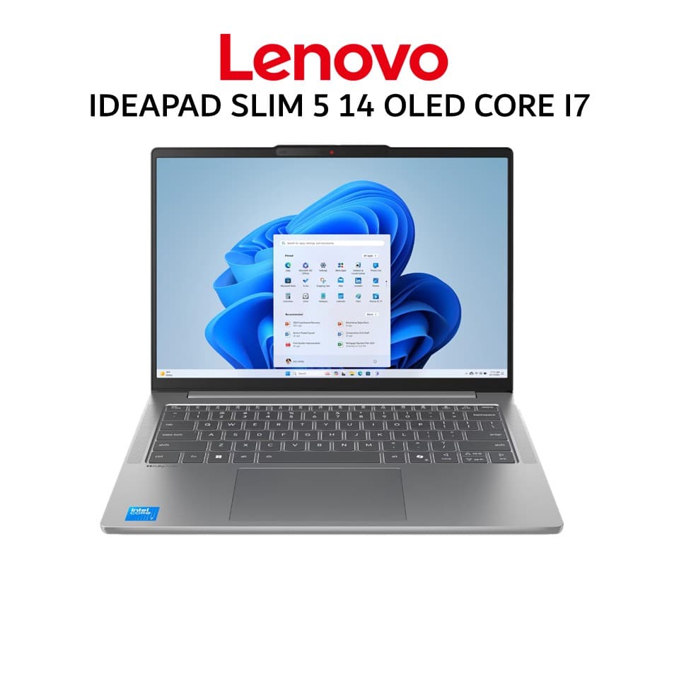 LENOVO IDEAPAD SLIM 5 14 OLED CORE I7 240H 16GB 512GB W11+OHS 14.0WUXGA 2Y+ADP GRY -04ID