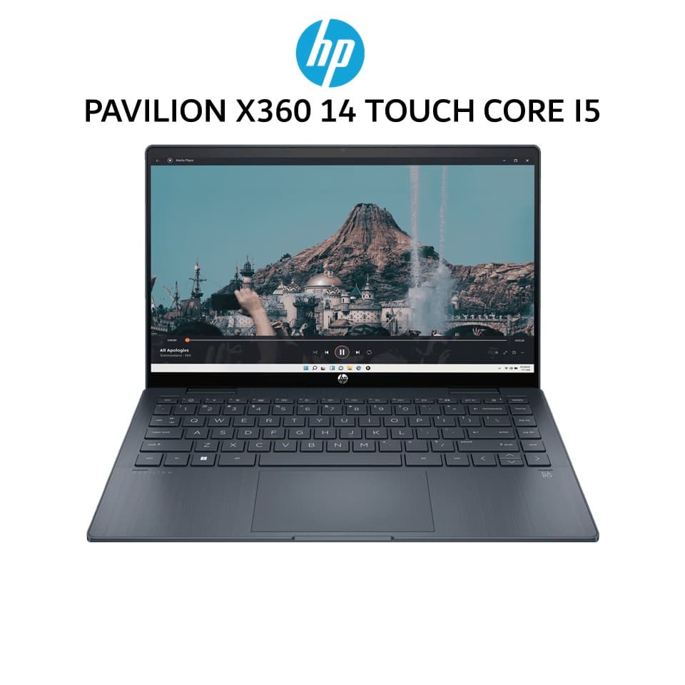 HP PAVILION X360 14 TOUCH CORE I5 120U 16GB 512GB W11+OHS 14.0FHD IPS FP PEN 720P CAM 2Y+2ADP BLU -EK2333TU