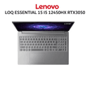 LENOVO LOQ ESSENTIAL 15 I5 12450HX RTX3050 6GB/ 12GB 512GB W11+OHS+M365B 15.6FHD 144HZ 100SRGB BLIT 2Y PREM+2ADP GRY -B7ID - Image 1