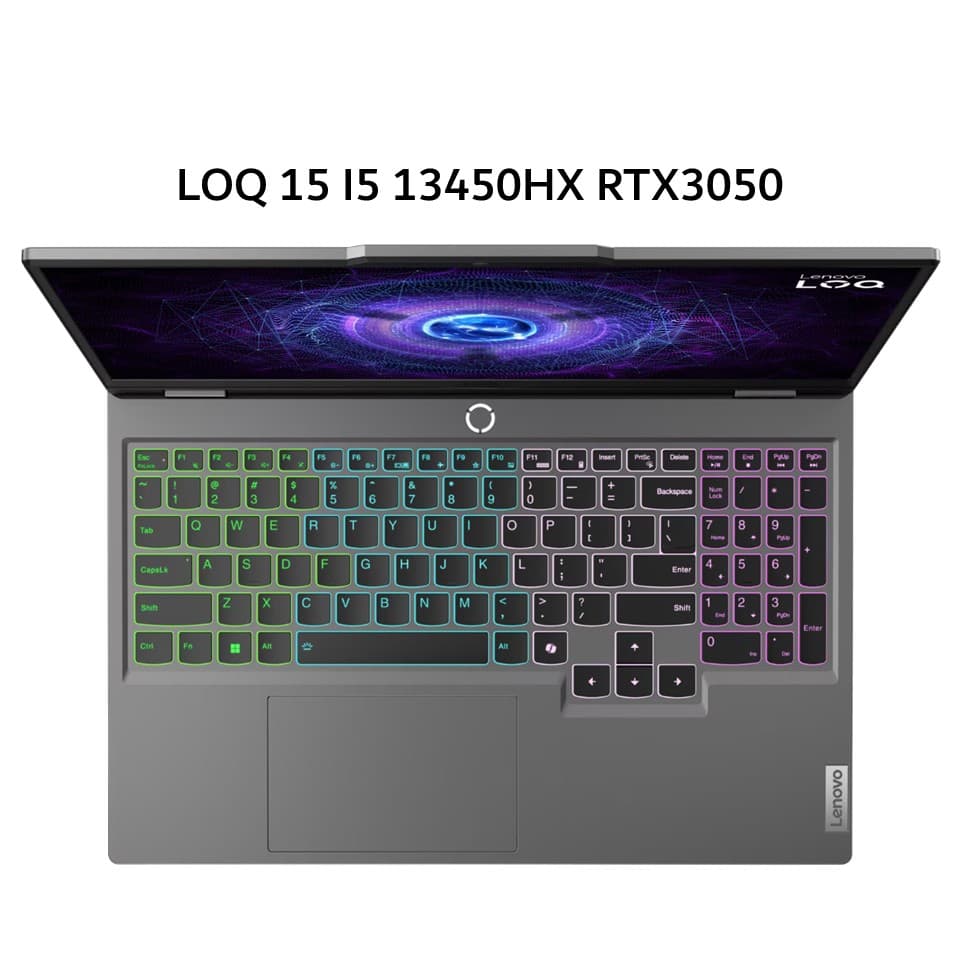LENOVO LOQ 15 I5 13450HX RTX3050 6GB/ 24GB 512GB W11+OHS+M365B 15.6FHD 144HZ 100SRGB 4ZRGB 2Y PREM+2ADP GRY -6NID/24