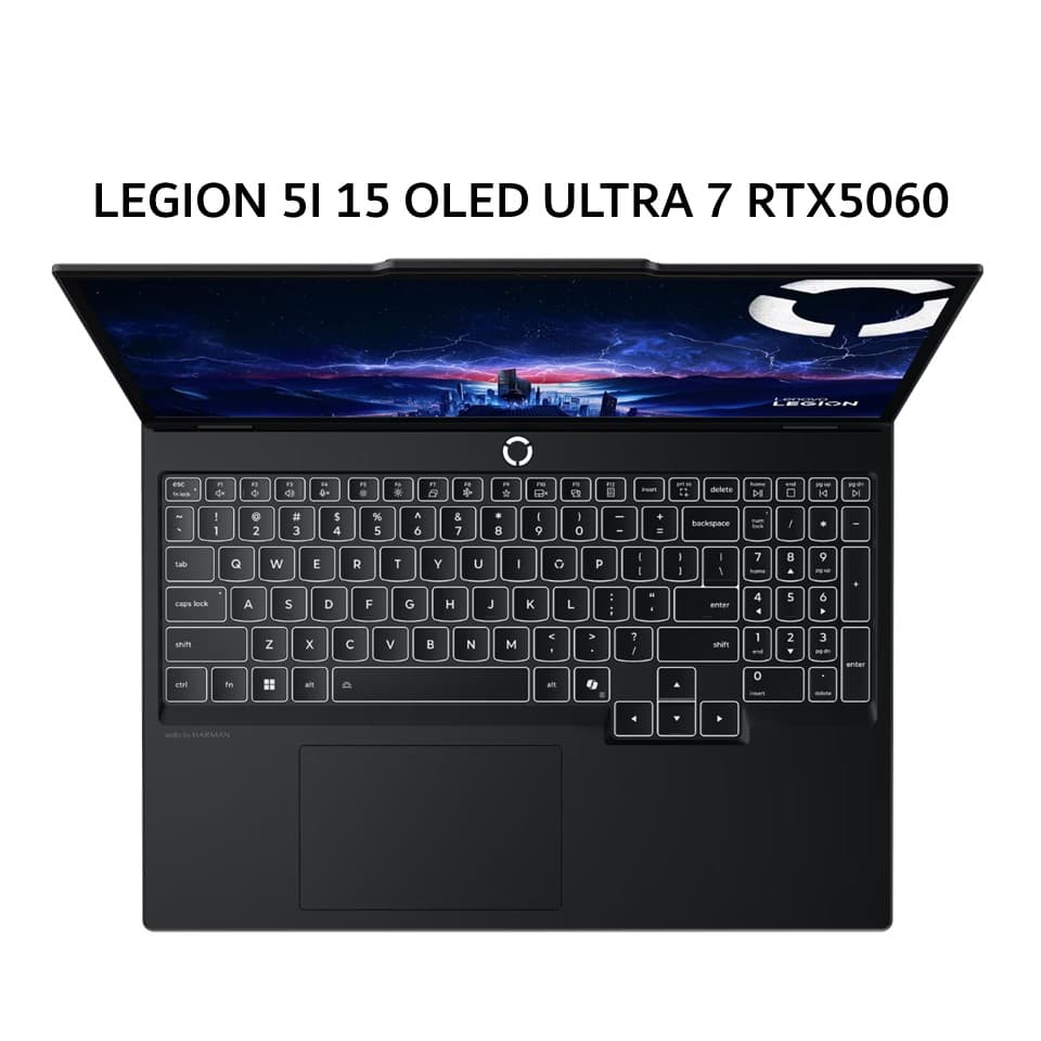 LENOVO LEGION 5I 15 OLED ULTRA 7 255HX RTX5060 8GB/ 32GB 512GB W11+OHS+M365B 15.1WQXGA 165HZ 24ZRGB 3Y+3ADP BLK -65ID