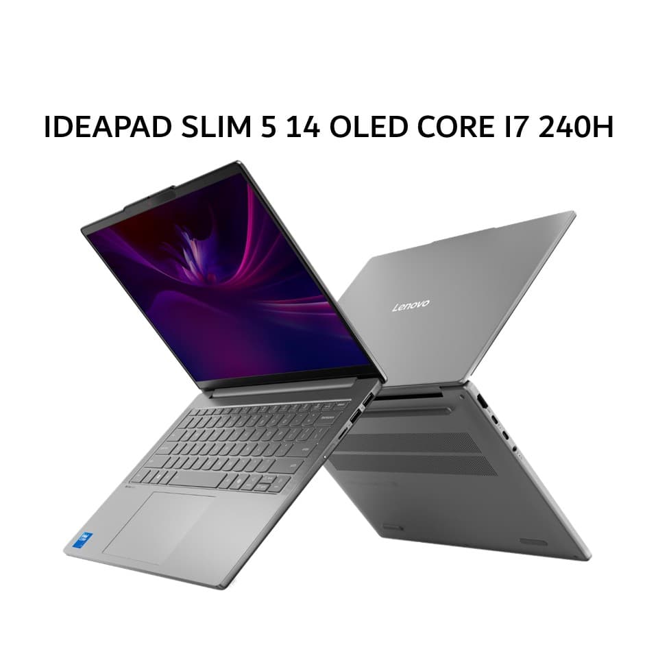 LENOVO IDEAPAD SLIM 5 14 OLED CORE I7 240H 16GB 512GB W11+OHS+M365B 14.0 WUXGA 2Y+ADP GRY -5HID