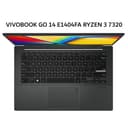 ASUS VIVOBOOK GO 14 E1404FA RYZEN 3 7320 8GB 512GB W11+OHS+M365B 14.0FHD 2Y MIXED BLK -FHD3851M - Image 2