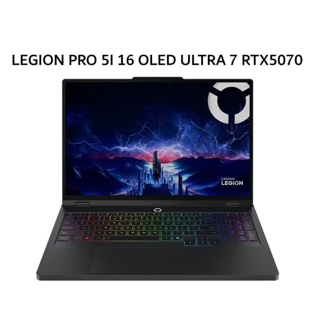 LENOVO LEGION PRO 5I 16 OLED ULTRA 7 255HX RTX5070 8GB/ 32GB 1TB W11+OHS+M365B 16.0WQXGA 165HZ 3Y+3ADP -39ID