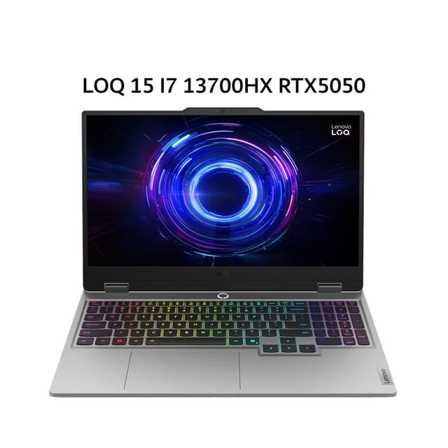 LENOVO LOQ 15 I7 13700HX RTX5050 8GB/ 12GB 512GB W11+OHS+M365B 15.6FHD 144HZ 100SRGB 24RGB 2Y PREM+2ADP GRY -KAID