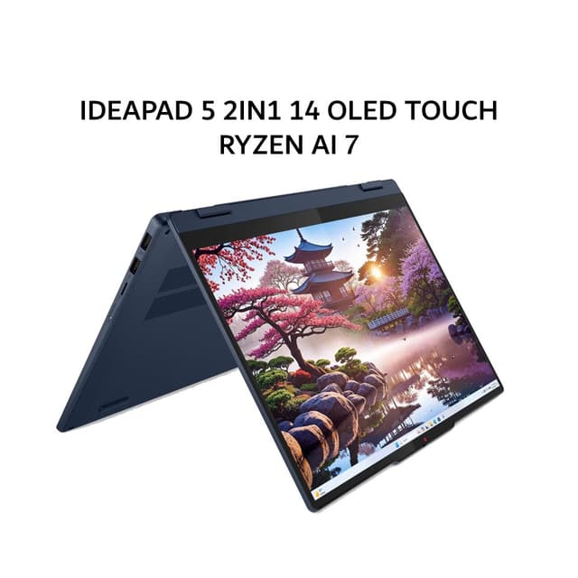 LENOVO IDEAPAD 5 2IN1 14 OLED TOUCH RYZEN AI 7 350 16GB 512GB W11+OHS+M365B 14.0WUXGA PEN 2Y+2ADP BLU -3KID