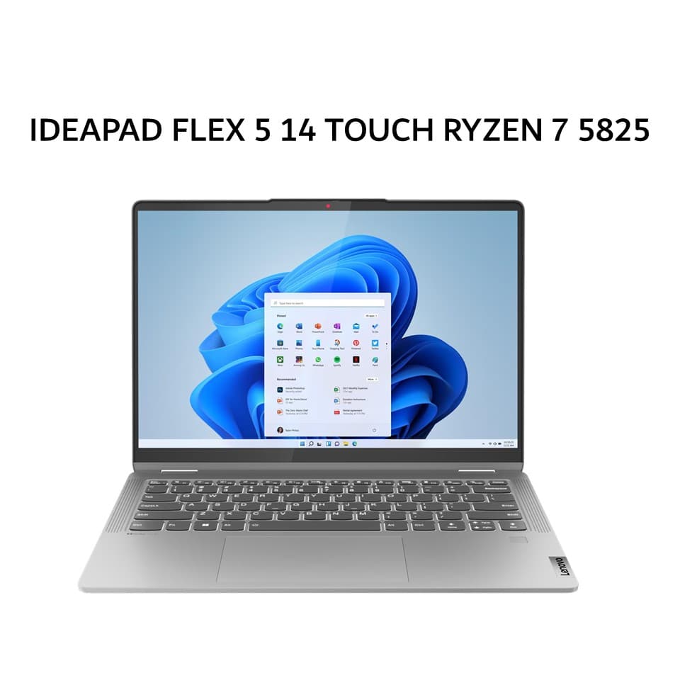 LENOVO IDEAPAD FLEX 5 14 TOUCH RYZEN 7 5825 16GB 512GB W11+OHS+M365B 14.0WUXGA PEN 2Y+ADP GRY -HWID