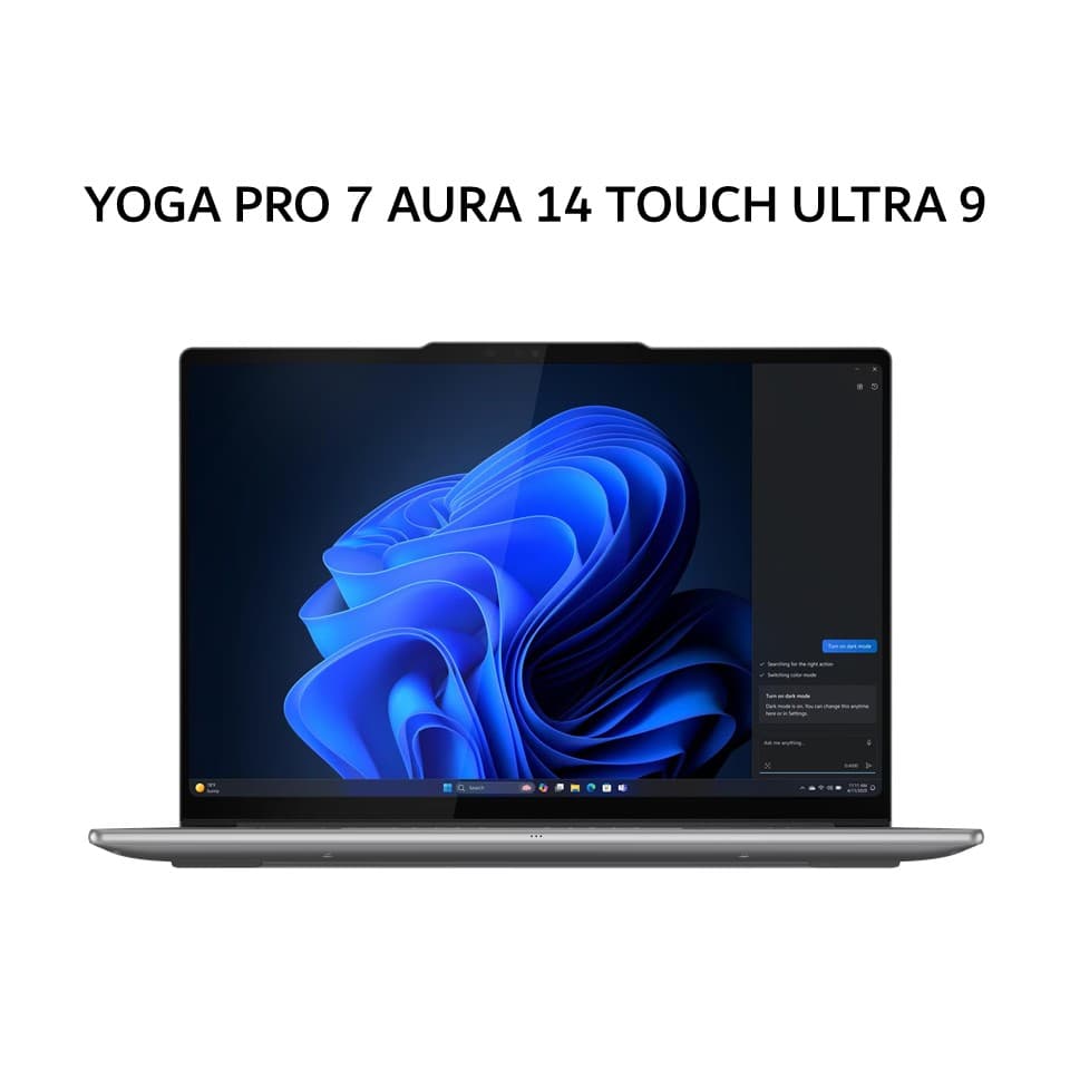 LENOVO YOGA PRO 7 AURA EDITION 14 TOUCH ULTRA 9 285H 32GB 1TB W11+OHS+M365B 14.5 3K OLED 120HZ 3Y PREM+3ADP -27ID