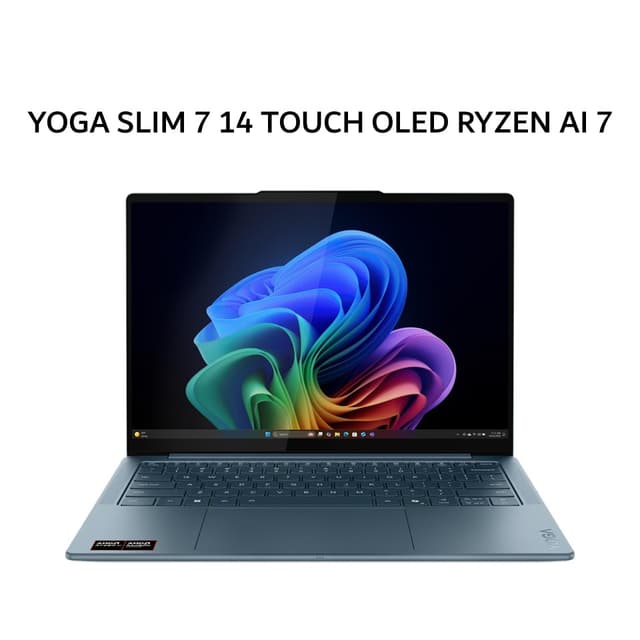 LENOVO YOGA SLIM 7 14 TOUCH RYZEN AI 7 350H 32GB 1TB W11+OHS+M365B 14.0 2.8K OLED 120HZ 3Y PREM+3ADP TEAL -37ID