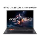 ACER NITRO LITE 16 CORE 7 240H RTX4050 6GB/ 16GB 512GB W11+OHS+M365B 16.0WUXGA 180HZ 100SRGB BLIT 2Y+ADP BLK -71G.78GF - Variant 1
