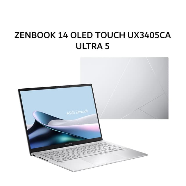 ASUS ZENBOOK 14 OLED TOUCH UX3405CA ULTRA 5 225H 16GB 1TB W11+OHS 14.0 2K EVO SLV -OLED5112TM