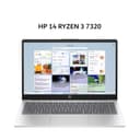 HP 14 RYZEN 3 7320 8GB 512GB W11+OHS+M365B 14.0FHD IPS BLIT COPILOT SLV -EM0320AU - Variant 1