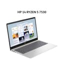 HP 14 RYZEN 5 7530 8GB 512GB W11+OHS+M365B 14.0FHD IPS BLIT 2Y GLD -EM0531AU - Image 2