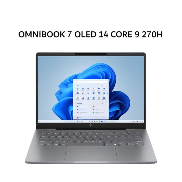 HP OMNIBOOK 7 OLED 14 CORE 9 270H 32GB 1TB W11+OHS+M365B 14.0 3K 120HZ 2Y+2ADP SLV -FS0999TU