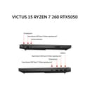HP VICTUS 15 RYZEN 7 260 RTX5050 8GB/ 16GB 512GB W11+OHS+M365B 15.6FHD 144HZ 2Y+2ADP SLV -FB3151AX - Image 2