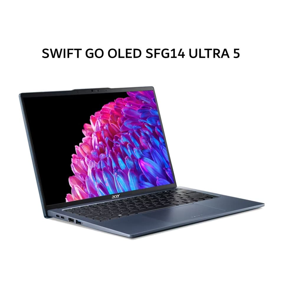 ACER SWIFT GO OLED SFG14 ULTRA 5 125H 32GB 512GB W11+OHS 14.0 2.8K 90HZ EVO 2Y+ADP BLU -73.58BQ
