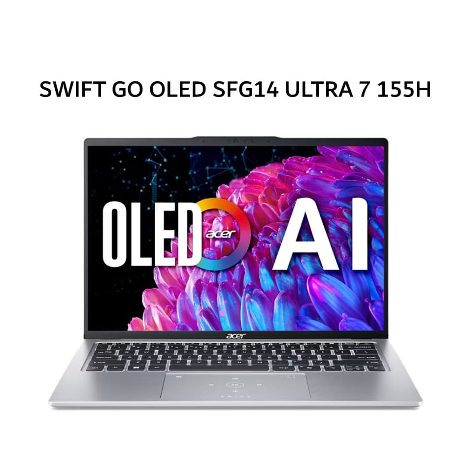 ACER SWIFT GO OLED SFG14 ULTRA 7 155H 16GB 512GB W11+OHS 14.0 2.8K 90HZ EVO 2Y+ADP -73.73P9