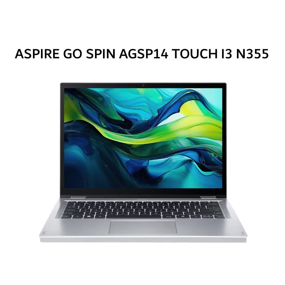 ACER ASPIRE GO SPIN AGSP14 TOUCH I3 N355 8GB 512GB W11+OHS 14.0WUXGA PEN 2IN1 SLV -31PT.386W