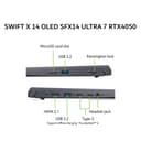 ACER SWIFT X 14 OLED SFX14 ULTRA 7 155H RTX4050 6GB/ 32GB 1TB W11+OHS 14.5 2.8K 120HZ 2Y+ADP -72G.79PY - Image 3