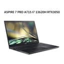 ACER ASPIRE 7 PRO A715 I7 13620H RTX3050 6GB/ 16GB 512GB W11+OHS+M365 15.6FHD 144HZ BLK -59G.77WV - Image 1