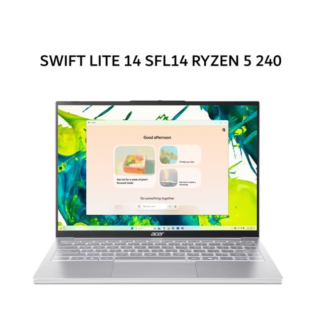 ACER SWIFT LITE 14 SFL14 RYZEN 5 240 16GB 512GB W11+OHS+M365B 14.0WUXGA IPS SLV -41M.R5D2
