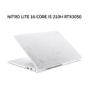 ACER NITRO LITE 16 CORE I5 210H RTX3050 6GB/ 16GB 512GB W11+OHS 16.0WUXGA 180HZ 100SRGB BLIT 2Y+ADP WHT -71G.506C - Image 3