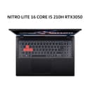ACER NITRO LITE 16 CORE I5 210H RTX3050 6GB/ 16GB 512GB W11+OHS 16.0WUXGA 180HZ 100SRGB BLIT 2Y+ADP BLK -71G.5613 - Image 2