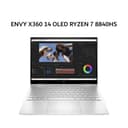HP ENVY X360 14 OLED RYZEN 7 8840HS 32GB 1TB W11+OHS 14.0 2.8K 120HZ BLIT PEN 2Y+2ADP 2IN1 SLV -FA0888AU - Image 1