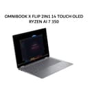 HP OMNIBOOK X FLIP 2IN1 14 TOUCH OLED RYZEN AI 7 350 32GB 1TB W11+OHS+M365 14.0 3K 120HZ 2Y+ADP SLV -FK0888AU - Image 2