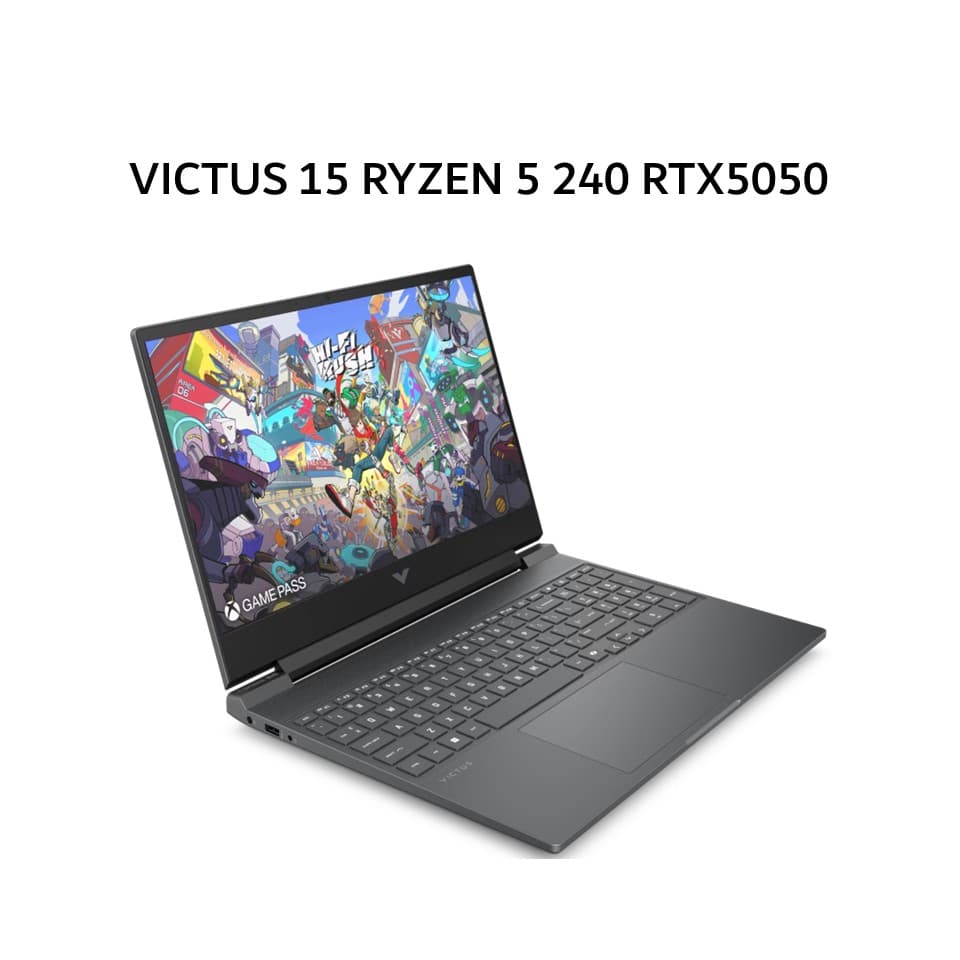 HP VICTUS 15 RYZEN 5 240 RTX5050 8GB/ 16GB 512GB W11+OHS+M365B 15.6FHD 144HZ 2Y+2ADP SLV -FB3150AX