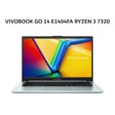ASUS VIVOBOOK GO 14 E1404FA RYZEN 3 7320 8GB 256GB W11+OHS+M365B 14.0FHD GREEN GRY -FHD3822M - Image 1