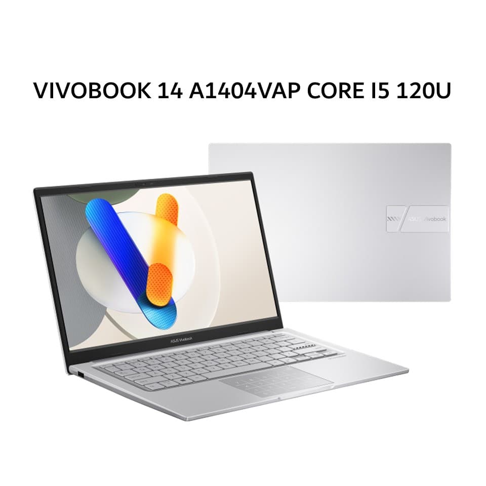 ASUS VIVOBOOK 14 A1404VAP CORE I5 120U 16GB 512GB W11+OHS+M365B 14.0FHD VIPS SLV -VIPS5153M