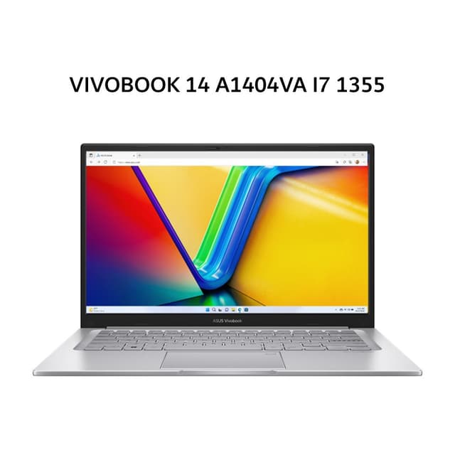 ASUS VIVOBOOK 14 A1404VA I7 1355 16GB 512GB W11+OHS+O365 14.0FHD VIPS SLV -VIPS7153M