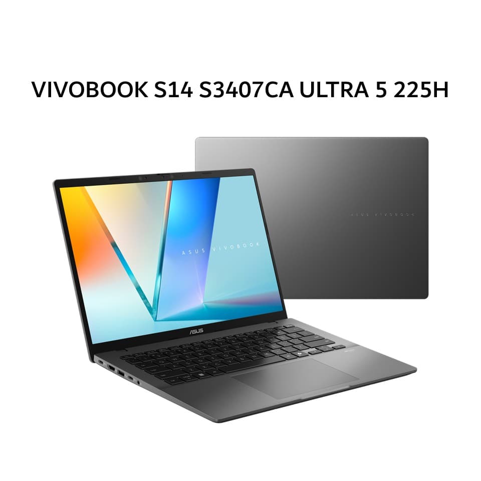 ASUS VIVOBOOK S14 S3407CA ULTRA 5 225H 16GB 1TB W11+OHS+M365B 14.WUXGA VIPS GRY -VIPS5111M