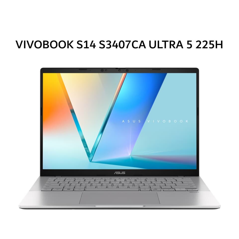 ASUS VIVOBOOK S14 S3407CA ULTRA 5 225H 16GB 1TB W11+OHS+M365B 14.0WUXGA VIPS SLV -VIPS5112M