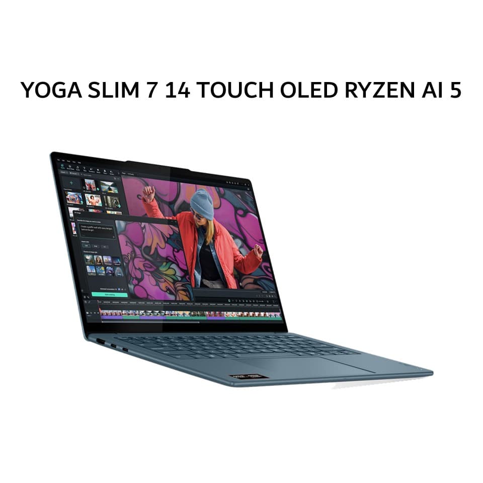 LENOVO YOGA SLIM 7 14 TOUCH RYZEN AI 5 340 16GB 512GB W11+OHS 14.0 2.8K OLED 120HZ 3Y PREM+3ADP -39ID