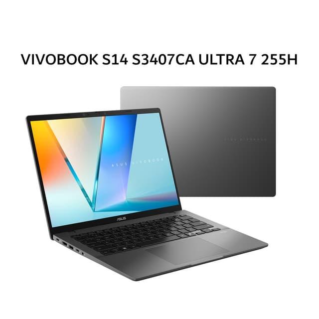 ASUS VIVOBOOK S14 S3407CA ULTRA 7 255H 16GB 1TB W11+OHS+M365B 14.0WUXGA VIPS GRY -VIPS7111M