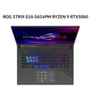 ASUS ROG STRIX G16 G614PM RYZEN 9 8940HX RTX5060 8GB/ 16GB 1TB W11+OHS+M365B 16.OWQXGA 240HZ 100DCIP3 (BOX MOU) GRY -R9N56C6G-HM - Image 1