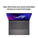 ASUS ROG ZEPHYRUS G14 OLED GA403WM RYZEN AI 9 HX370 RTX5060 8GB/ 32GB 1TB W11+OHS+M365B 14.0WQXGA 120HZ (BOX MOU) GRY -R9N56OL6G-HM - Image 2
