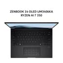 ASUS ZENBOOK 14 OLED UM3406KA RYZEN AI 7 350 16 512GB W11+OHS 14.0 BLK -OLED7151M - Image 2