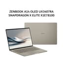 ASUS ZENBOOK A14 OLED UX3407RA SNAPDRAGON X ELITE X1E78100 32GB 512GB W11+OHS+O356 14.0WUXGA BEIGE -OLEDH351M - Variant 1
