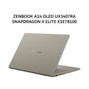 ASUS ZENBOOK A14 OLED UX3407RA SNAPDRAGON X ELITE X1E78100 32GB 512GB W11+OHS+O356 14.0WUXGA BEIGE -OLEDH351M - Image 4