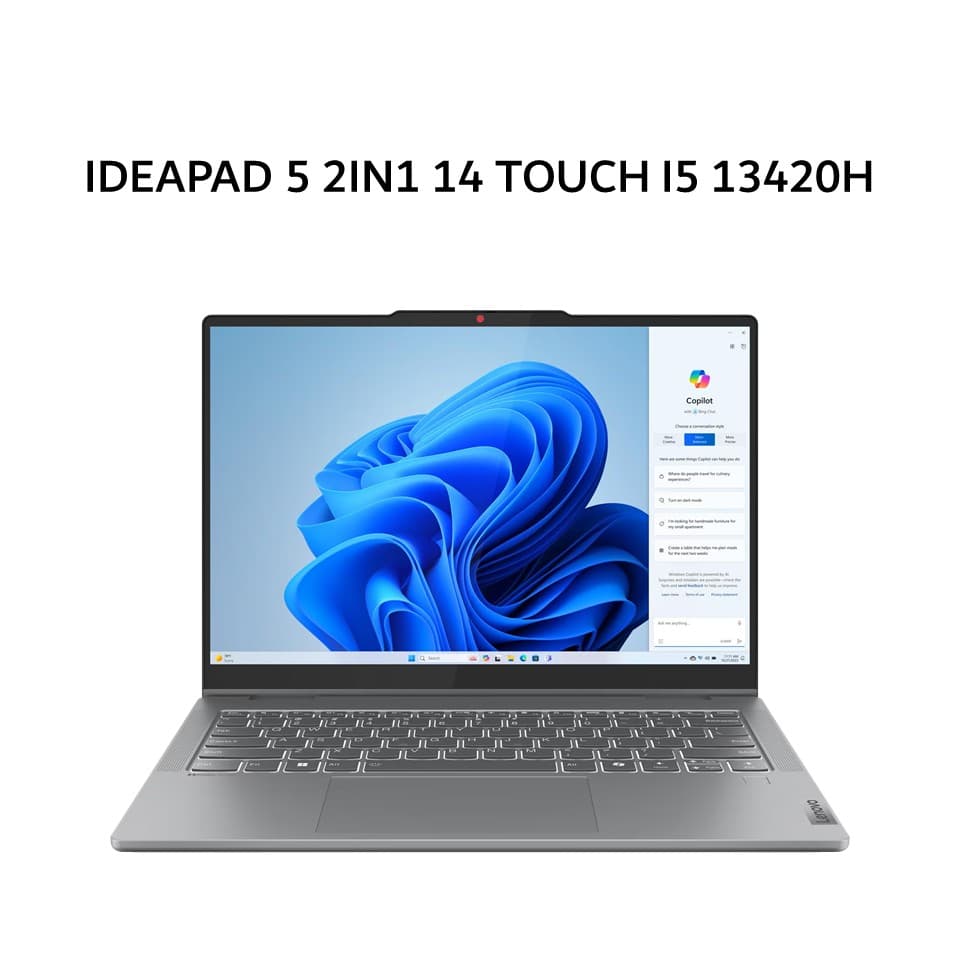 LENOVO IDEAPAD 5 2IN1 14 TOUCH I5 13420H 16GB 512GB W11+OHS+M365B 14.0WUXGA PEN 2Y+2ADP GRY -6BID
