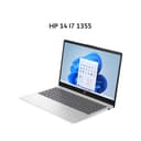 HP 14 I7 1355 16GB 512GB W11+OHS 14.0FHD IPS BLIT FP 2Y SLV -EP0019TU - Image 1
