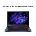 ACER PREDATOR HELIOS NEO 16 I7 14700HX RTX4050 6GB/ 16GB 512GB W11+OHS 16.0WUXGA 180HZ SRGB100 4ZRGB 3Y+ADP BLK -72.74Z8 - Image 1