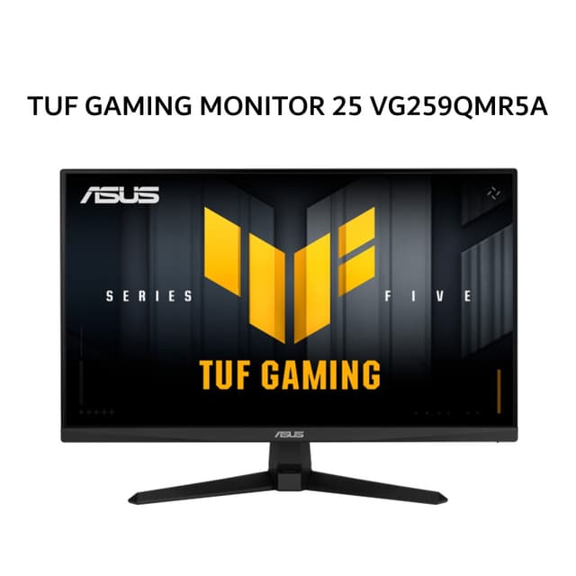 ASUS GAMING MONITOR 25 INCH TUF GAMING VG259QMR5A FAST IPS FHD 1080P 0.3MS 310HZ HDR10 SPEAKER 3Y